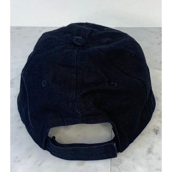 STARBUCKS Barista Cap Black Adjustable Strapback Hat Embroidered Uniform EUC - Picture 3 of 5